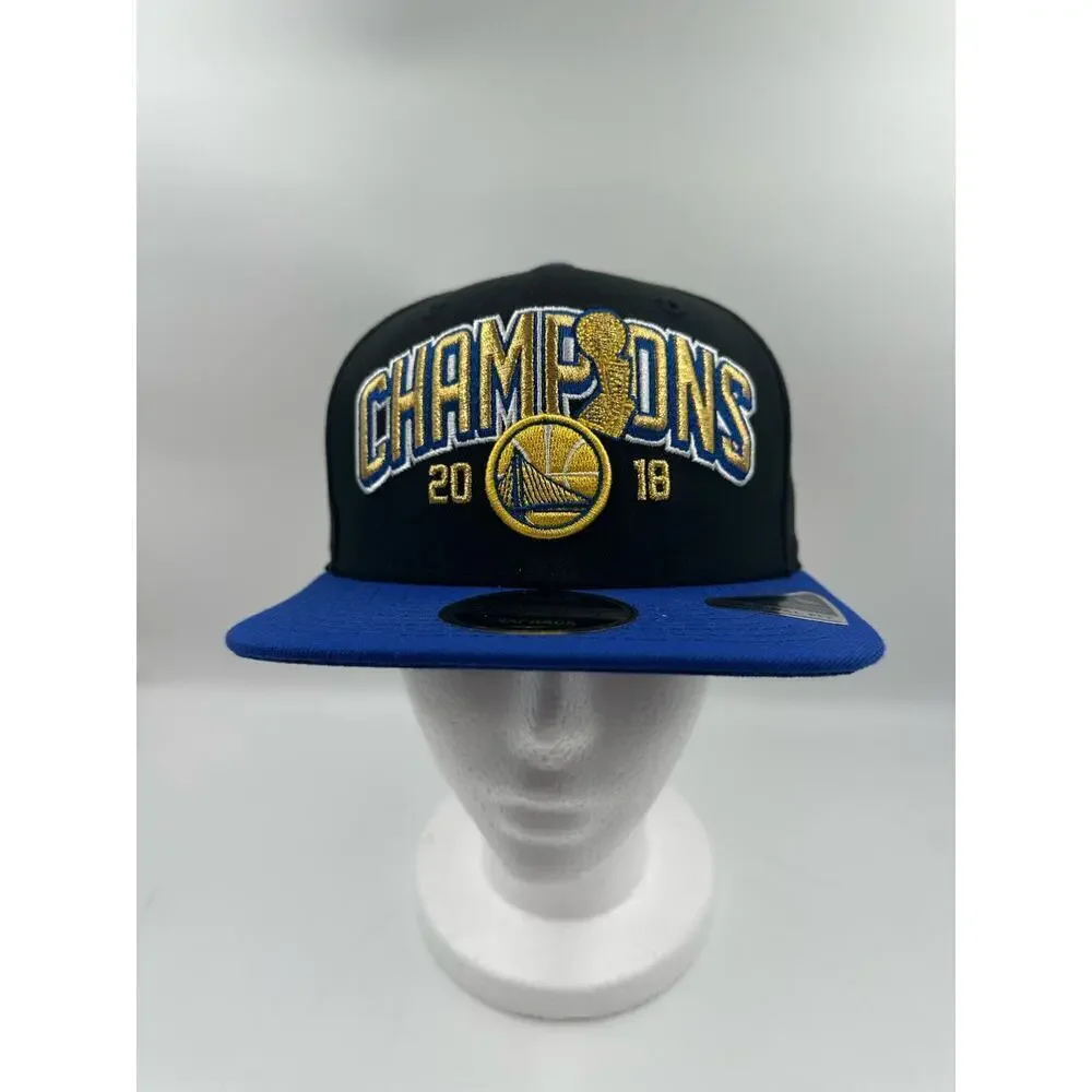 New Era NBA 2018 Golden State Warriors Championship Champs Snapback Hat